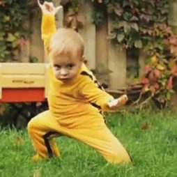 Yellow Baby Kung-Fu Costume