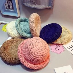 Colorful Baby Straw Hat