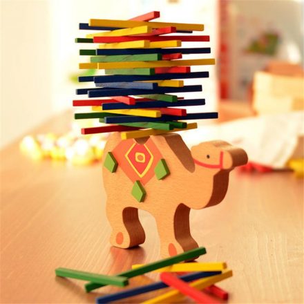 Colorful Wooden Balancing Blocks Toy