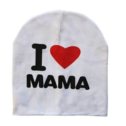 I Love Papa & Mama Baby Hat - Image 2