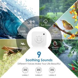Baby White Noise Machine 9 natural sounds