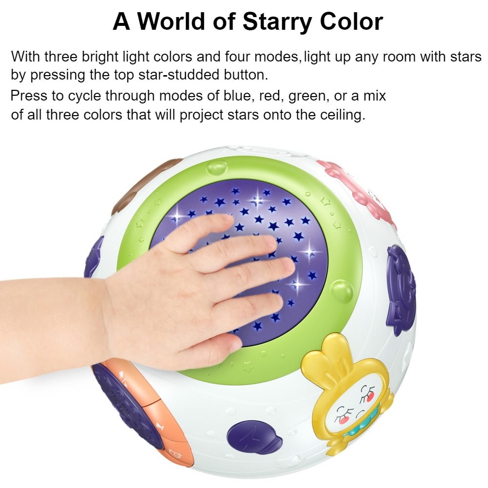 Starry Baby Night Light Features