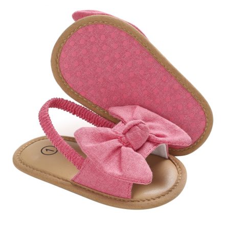 Princess First Walkers Bow Knot Sandals for Baby Girls