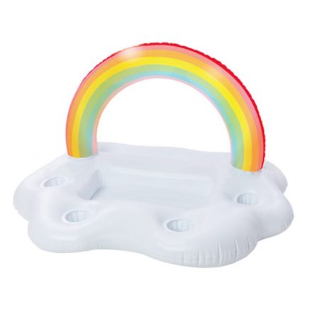 Rainbow Cloud Floating Summer Party Bucket Cup and Bottle Holder