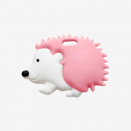 Pink Hedgehog Teether