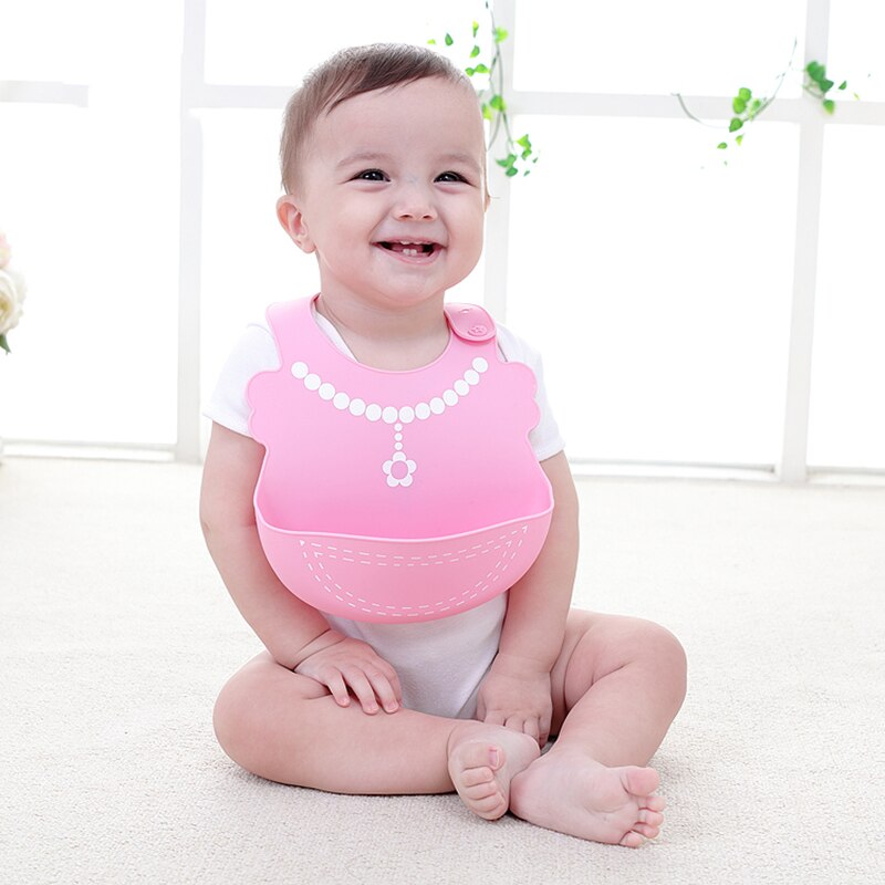 Funny Waterproof Silicone Feeding Bib