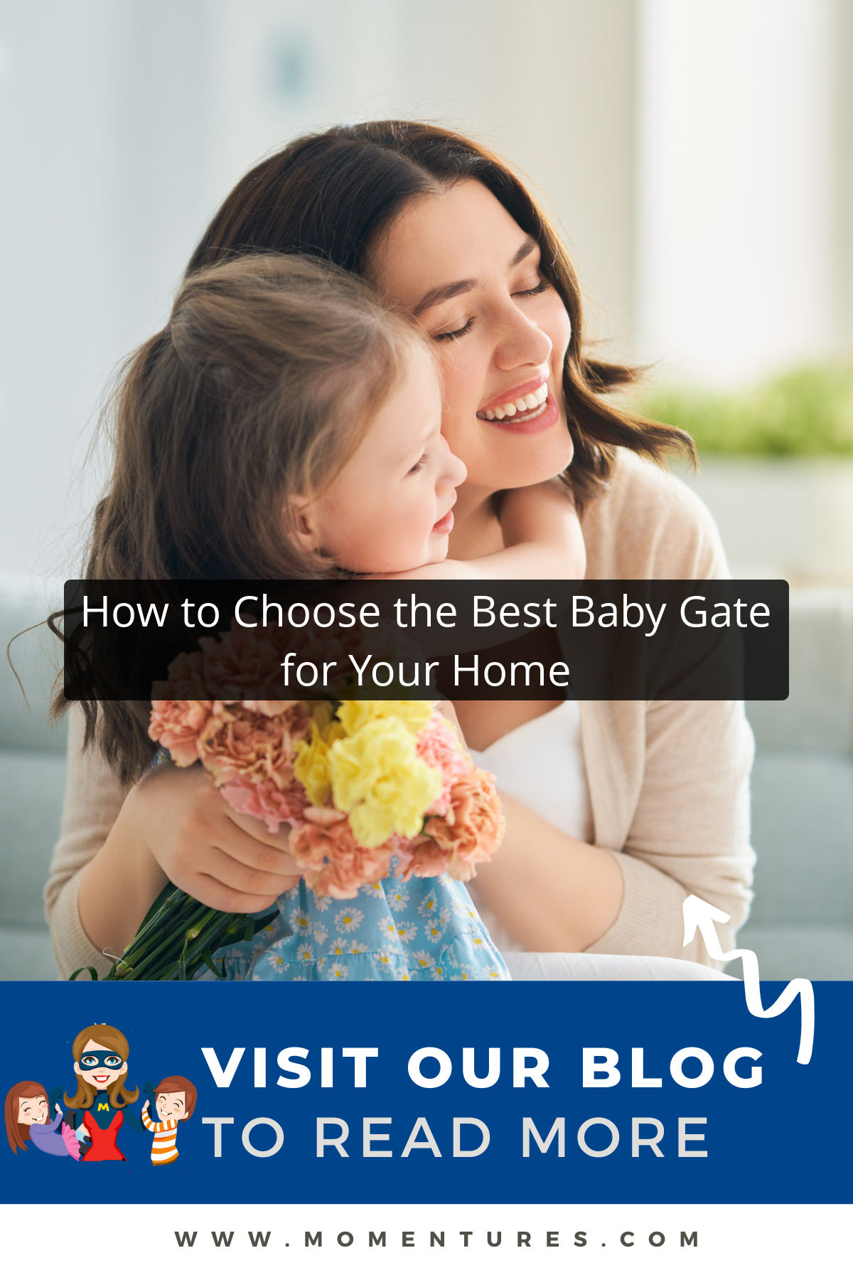 How to Choose the Best Baby Gate for Your Home Pinterest Image