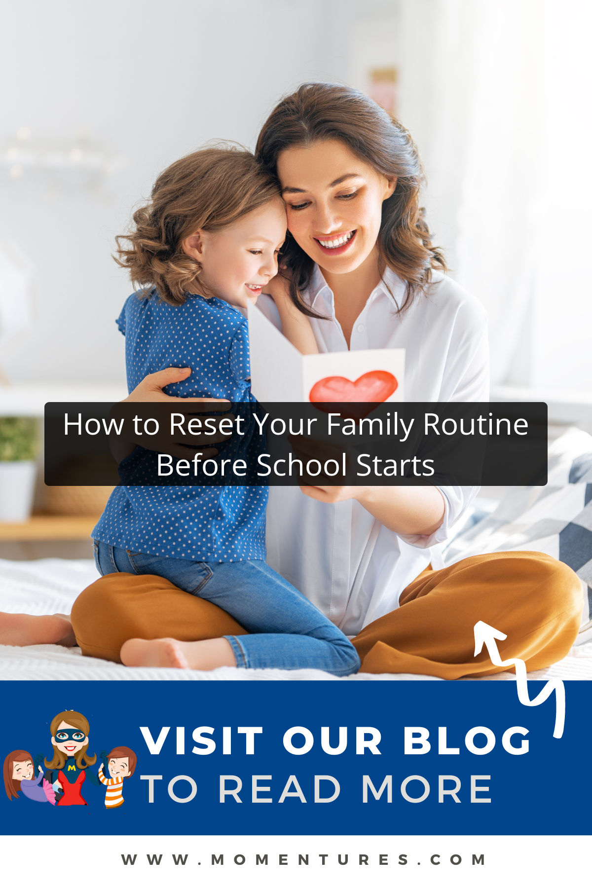 How to Reset Your Family Routine Before School Starts Pinterest Image