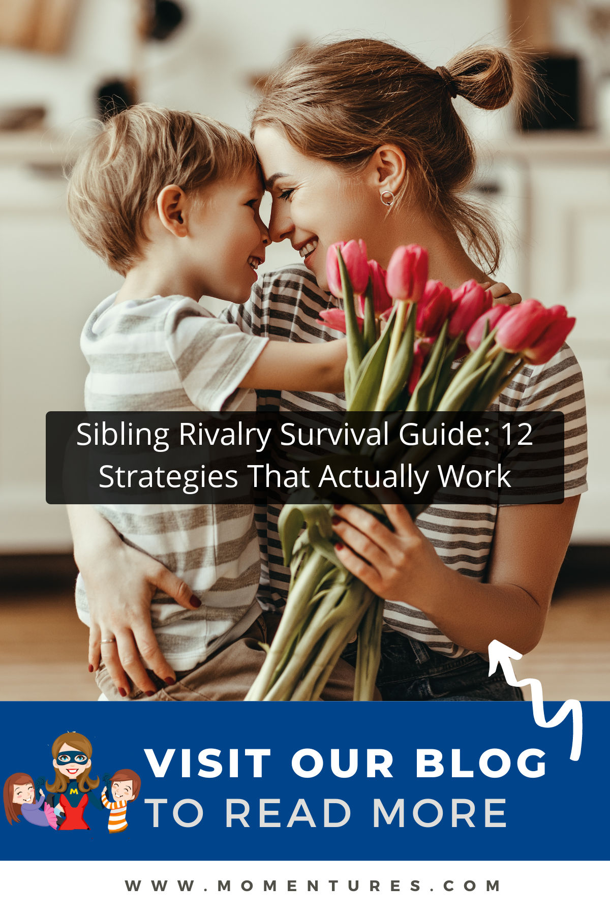 Sibling Rivalry Survival Guide: 12 Strategies That Actually Work Pinterest Image